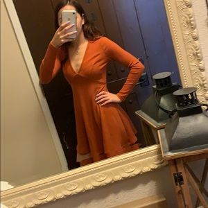 Orange dress